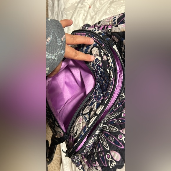 Vera Bradley Campus Backpack-Mimosa Medallion - Picture 2 of 8